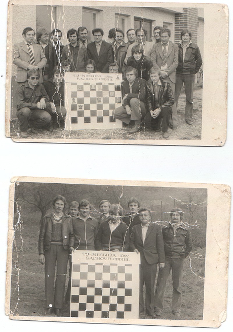 Šachový oddiel v roku 1982